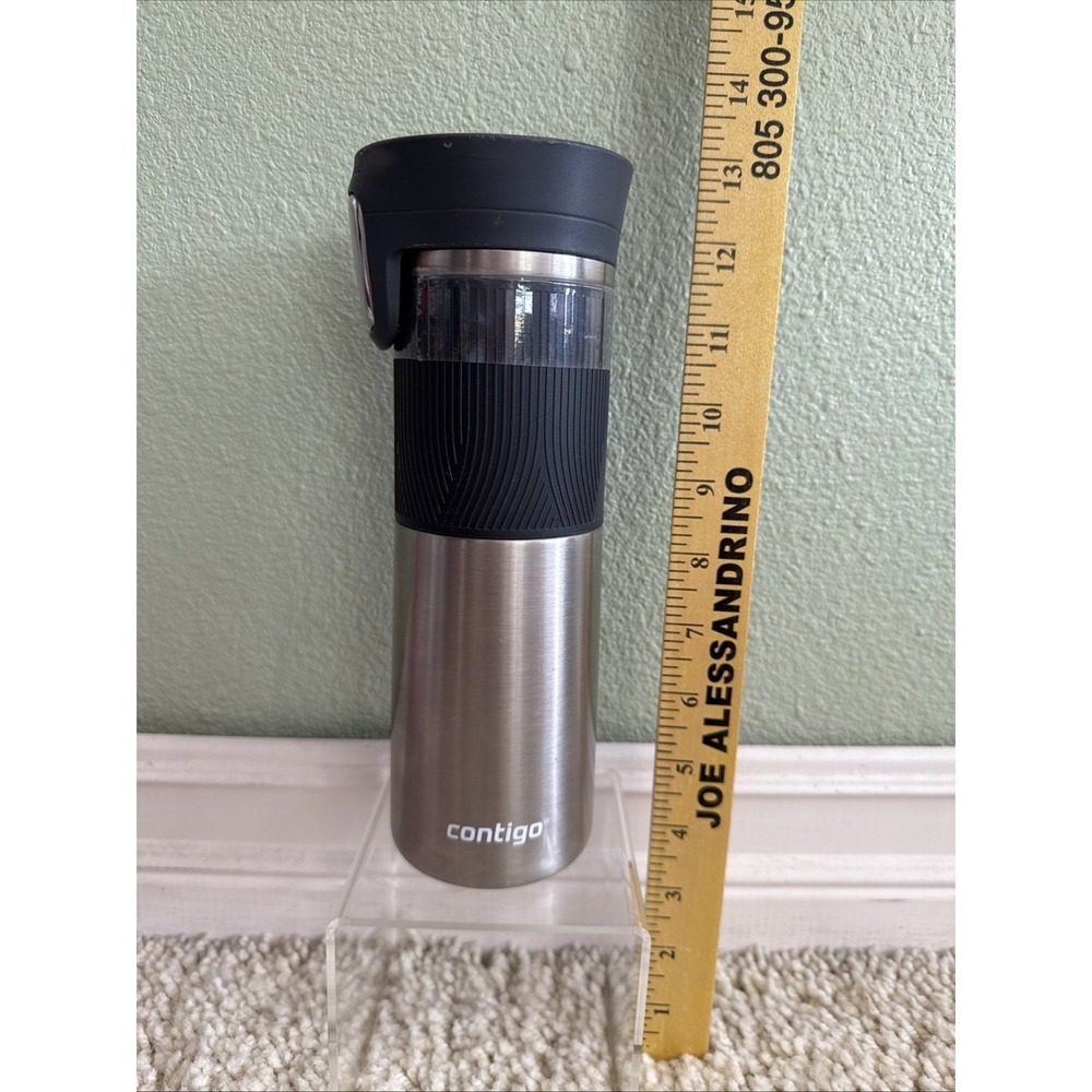 Contigo Snapseal Stainless Steel Travel Mug 16oz  Gray